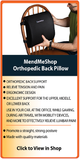 Orthopaedic Back Pillow Sitting