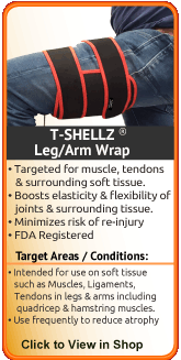 TShellz Wrap Arm for treatment of the forearm, biceps, triceps, and median and ulnar nerves