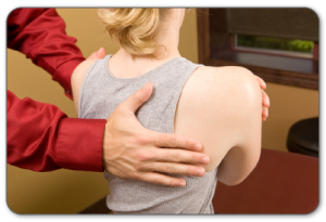 Adhesive capsulitis causes pain and the shoulder to become immobile, or frozen.